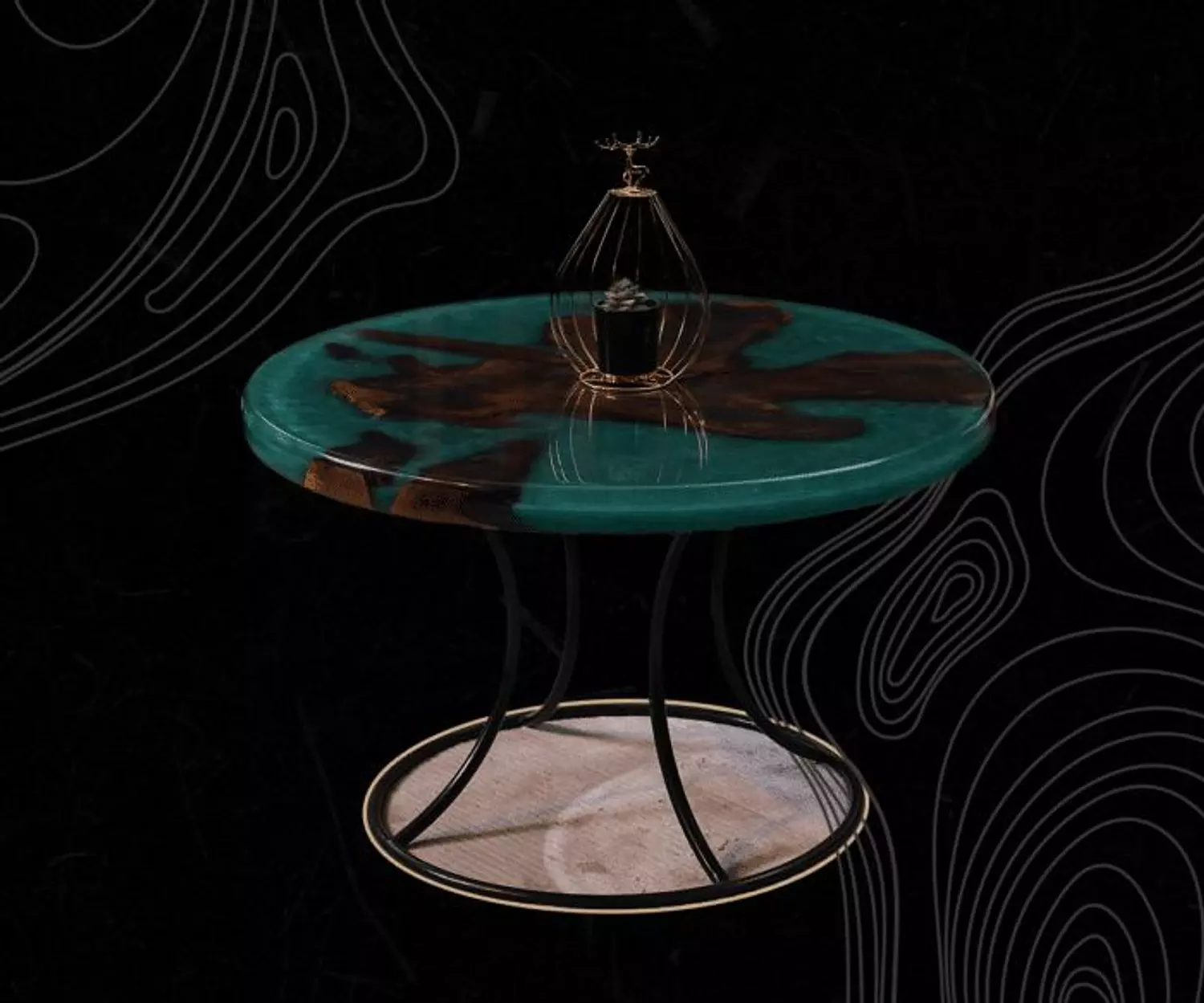 Epoxy Coffee Table 2