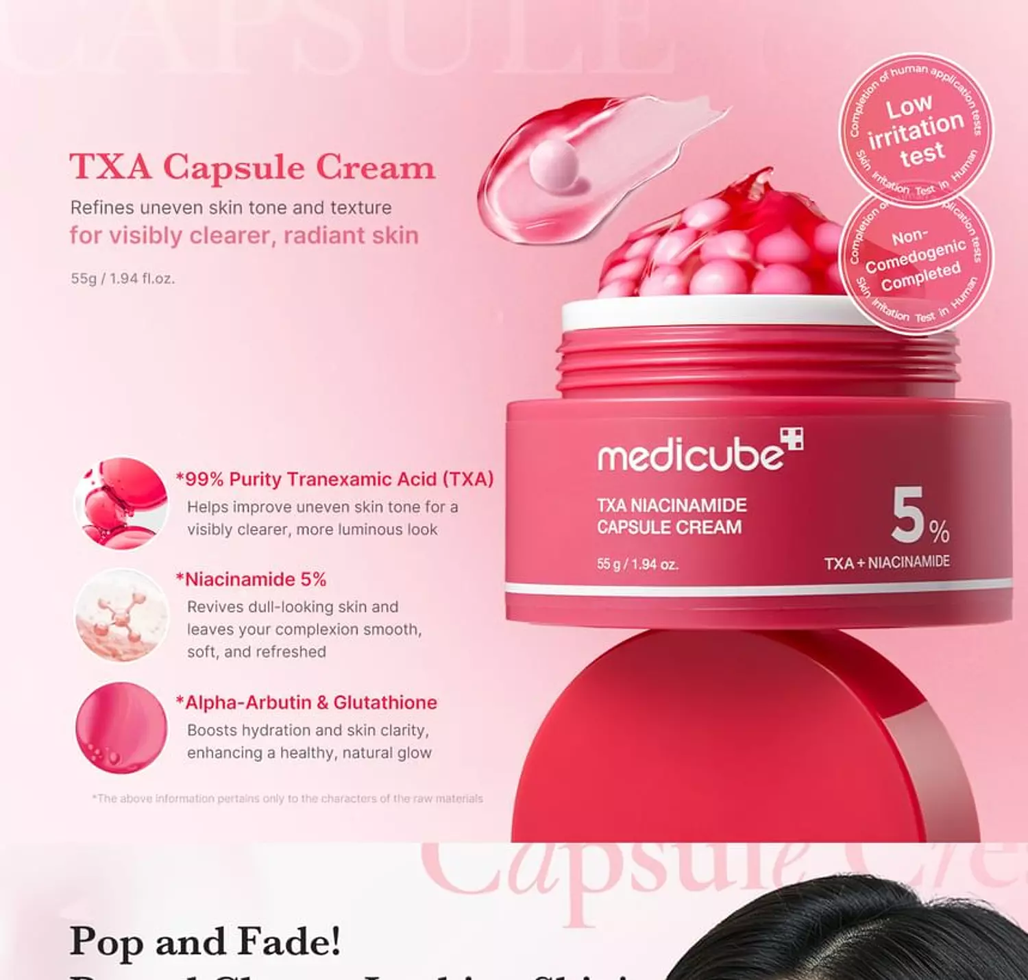medicube - TXA Niacinamide Capsule Cream 1