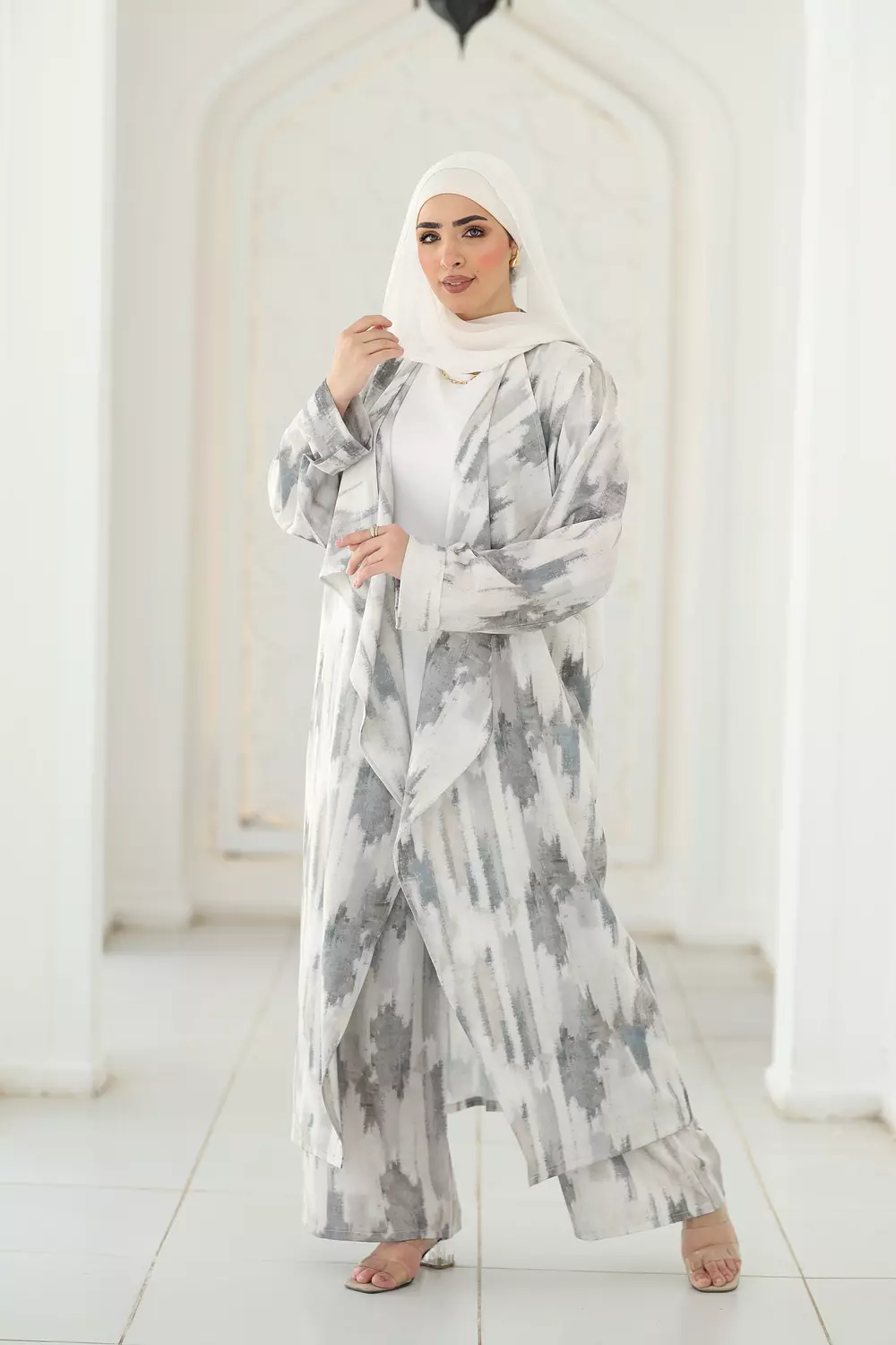 Smoke silver long set image