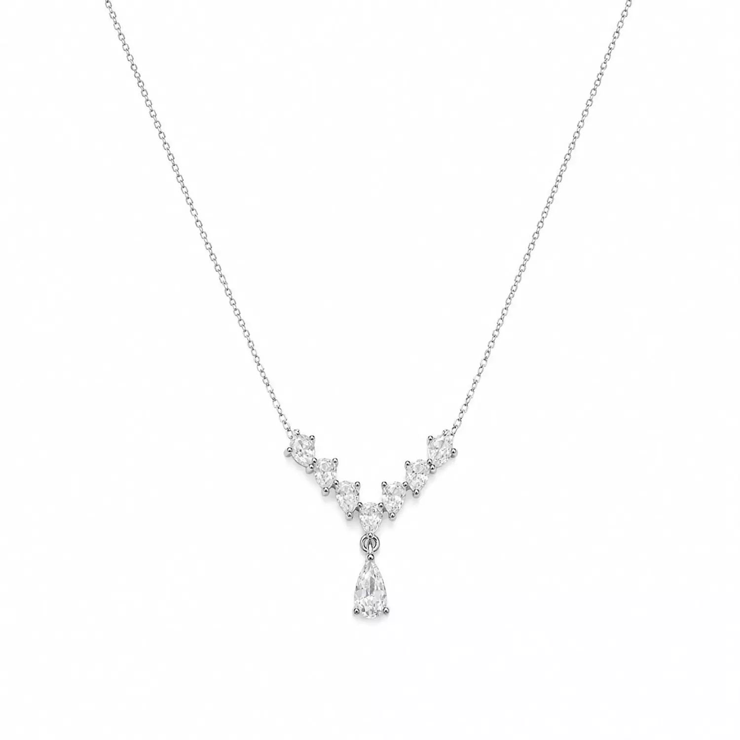 Silver Necklace Daimond 1