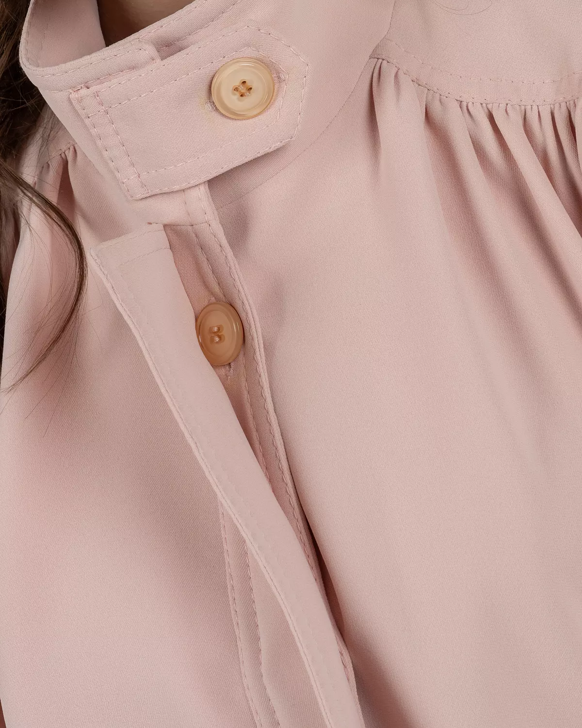 Refined Powder Pink Balloon Turtleneck Jacket 5