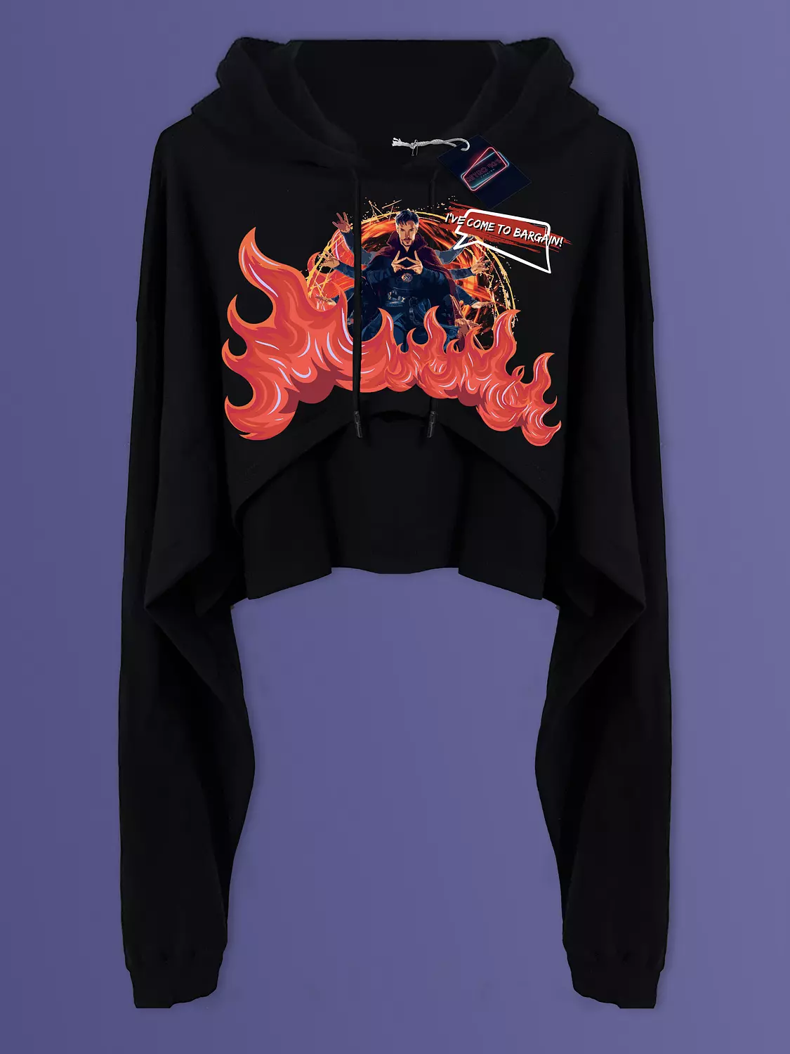 Dr Strange Cropped Hoodie image