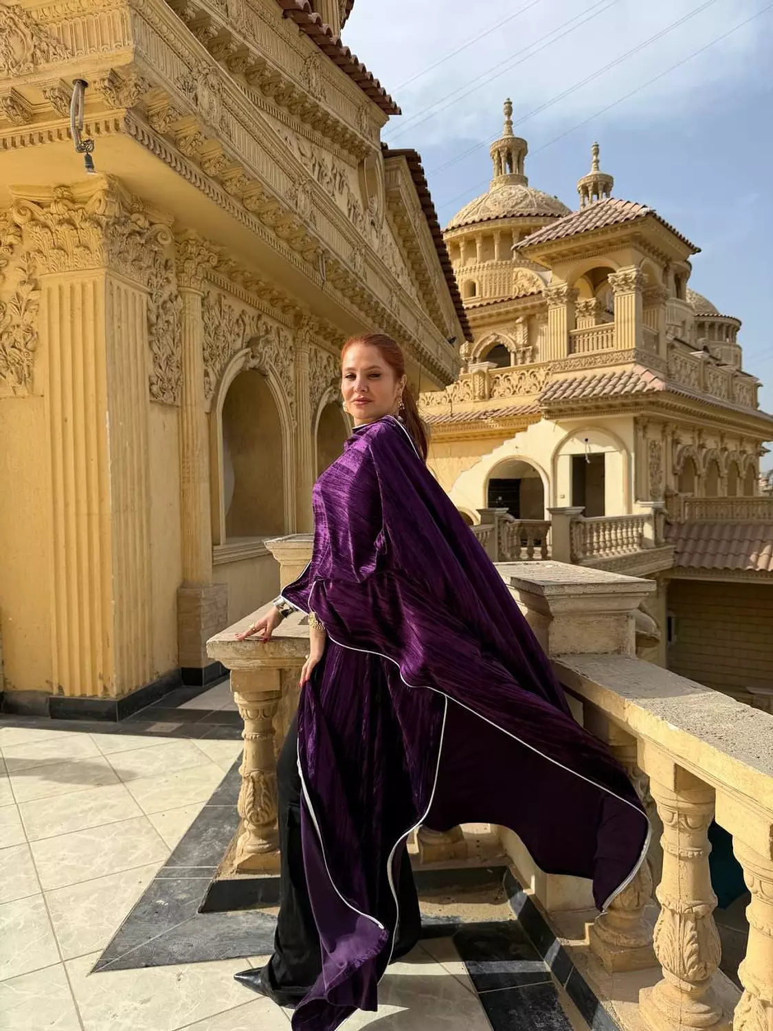 kaftan purple silver line hover image