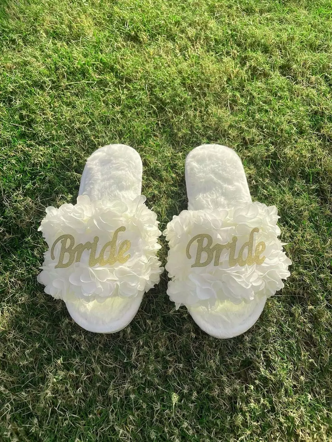 bride slipper with flower 3 image