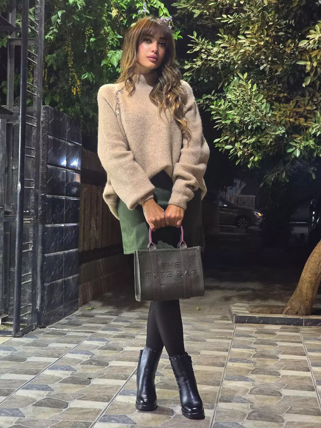 Wool Pullover with diamonds 2