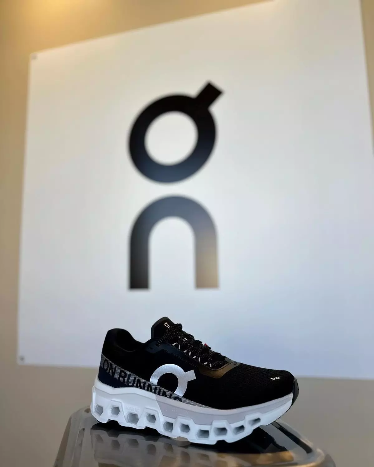 On Cloud Monster Black White 1