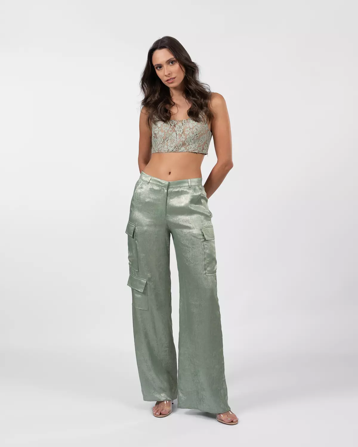 Lace Mint Green Top  3