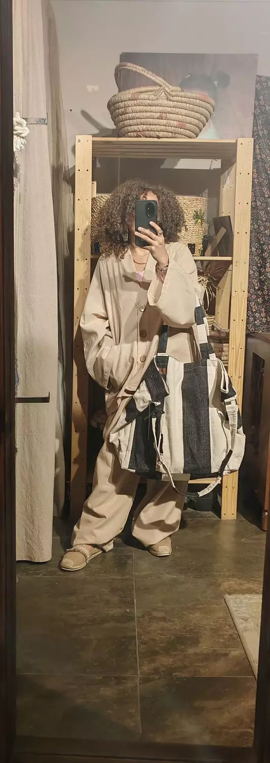 boho linen suit 2