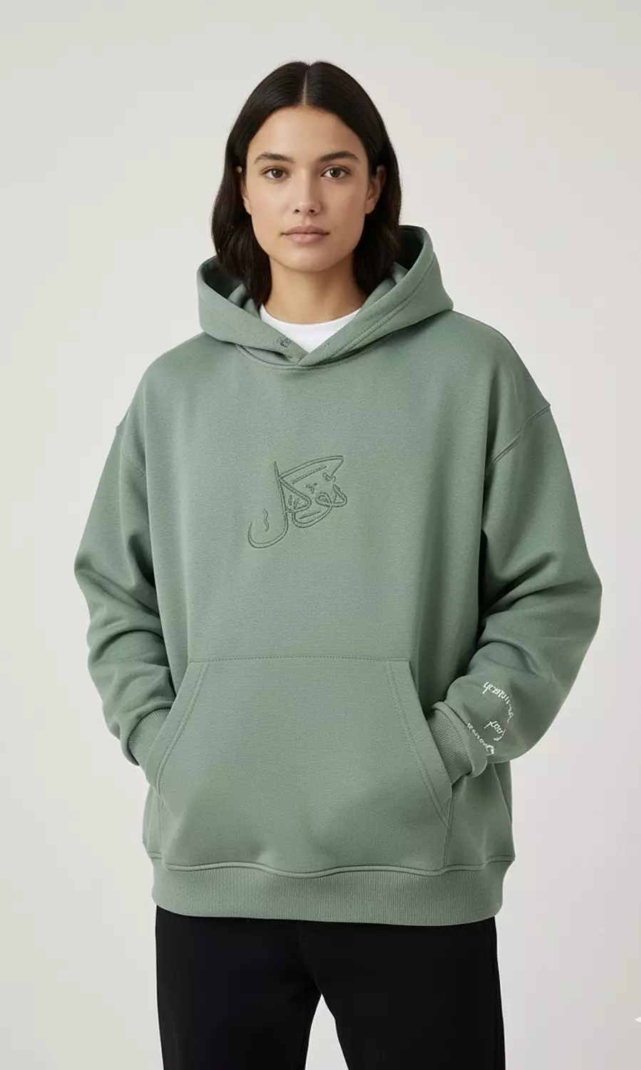 TAWAKKUL Hoodie _ Olive 1