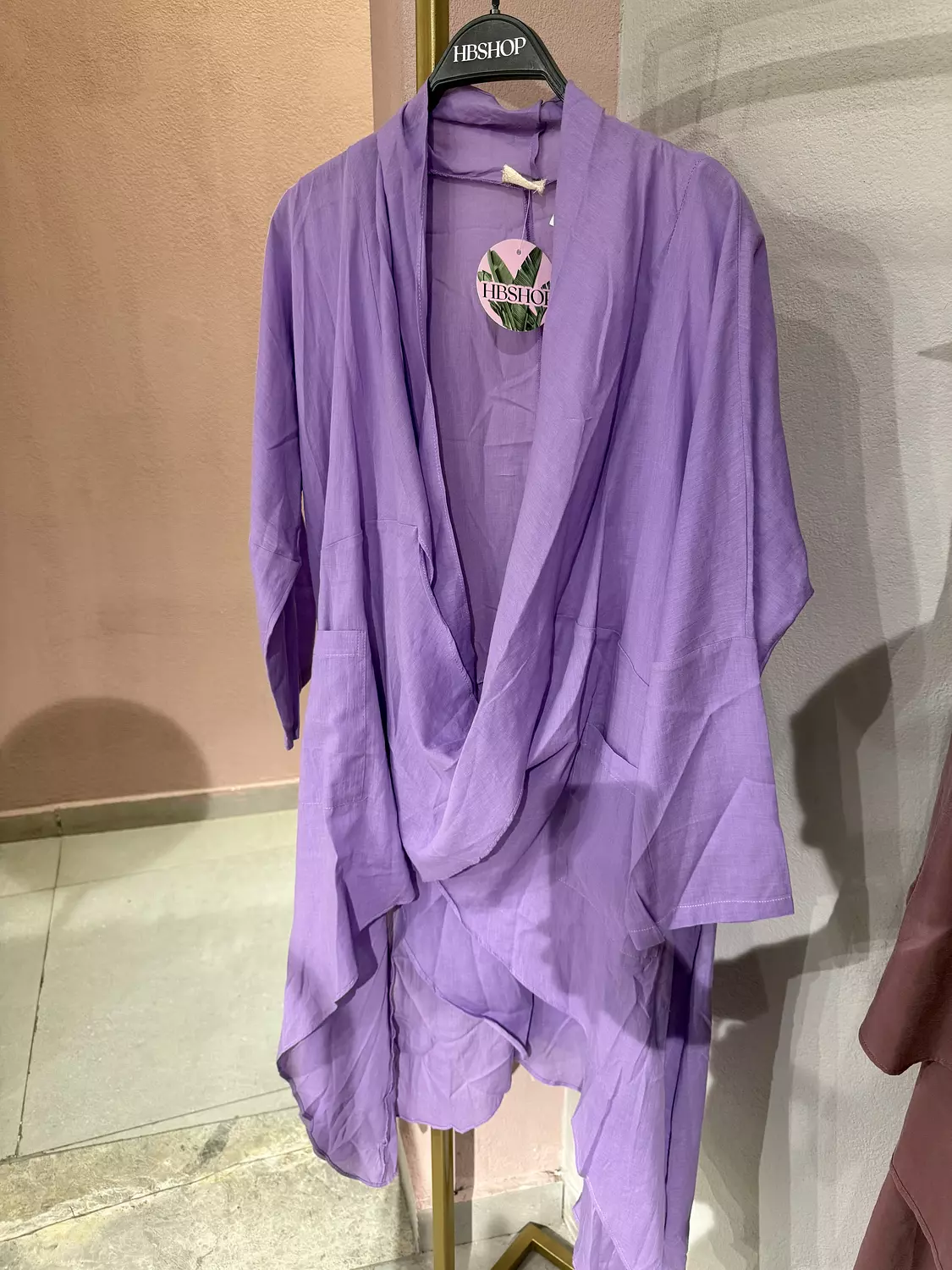 Soft linen wrap top  image