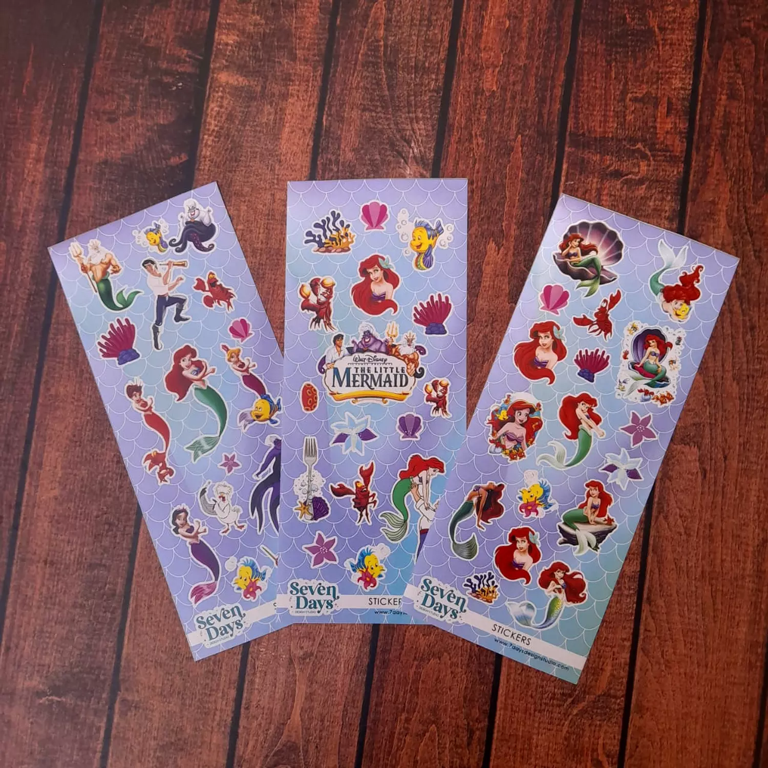 little Mermaid Stickers 3