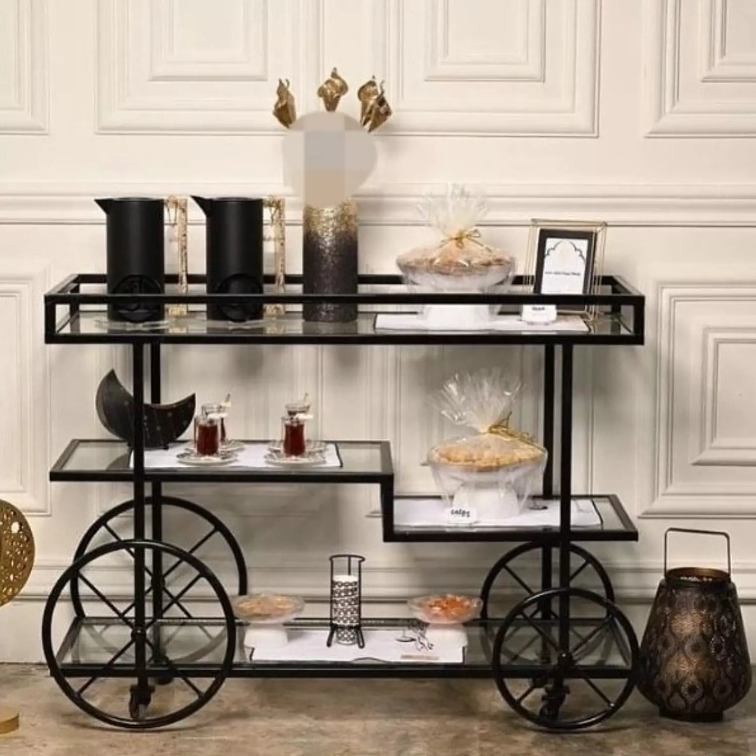 Serving trolley 40*100*90 cm hover image