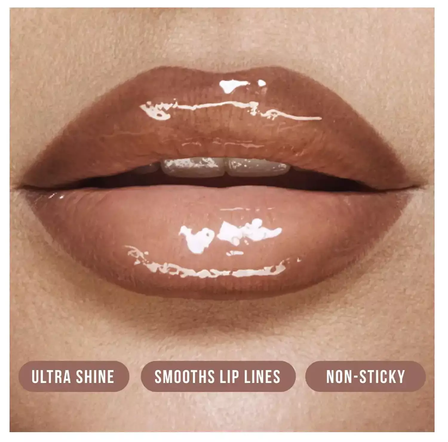 Faux Filler Shiny Non-Sticky Lip Gloss 6