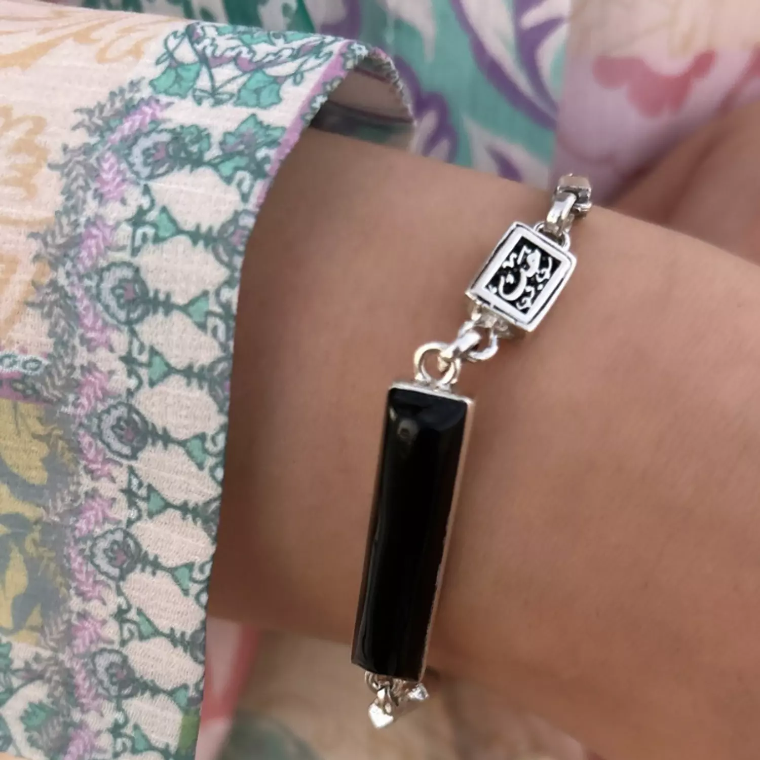 Black calligraphy bracelet  image