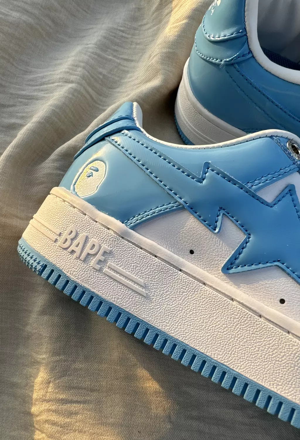 Bapesta Two Tone Light Blue 2