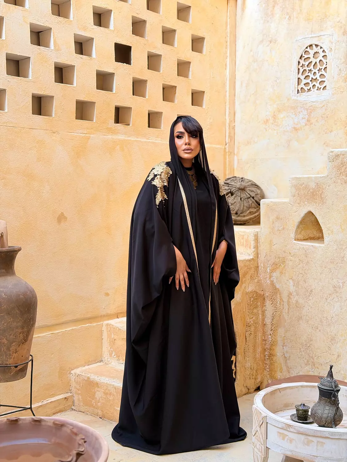 The Najma Bisht In royal Black 6