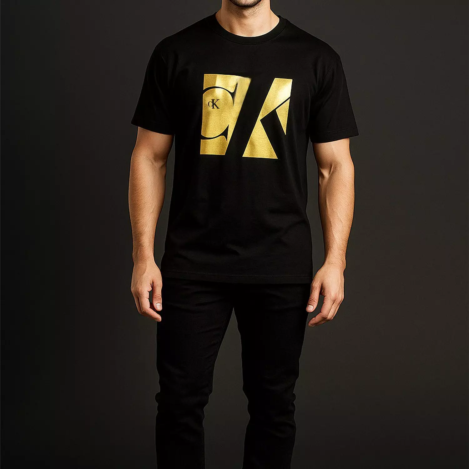 Tshirt Ck Gold 1