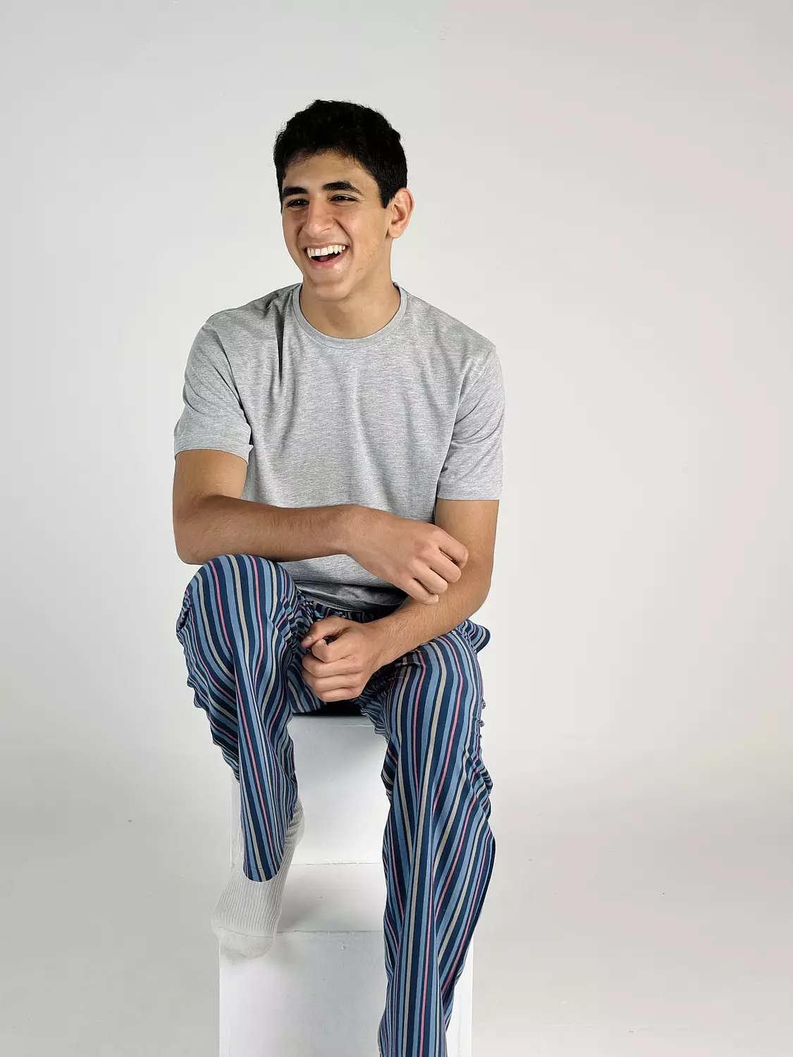 Striped Jersey Pants image