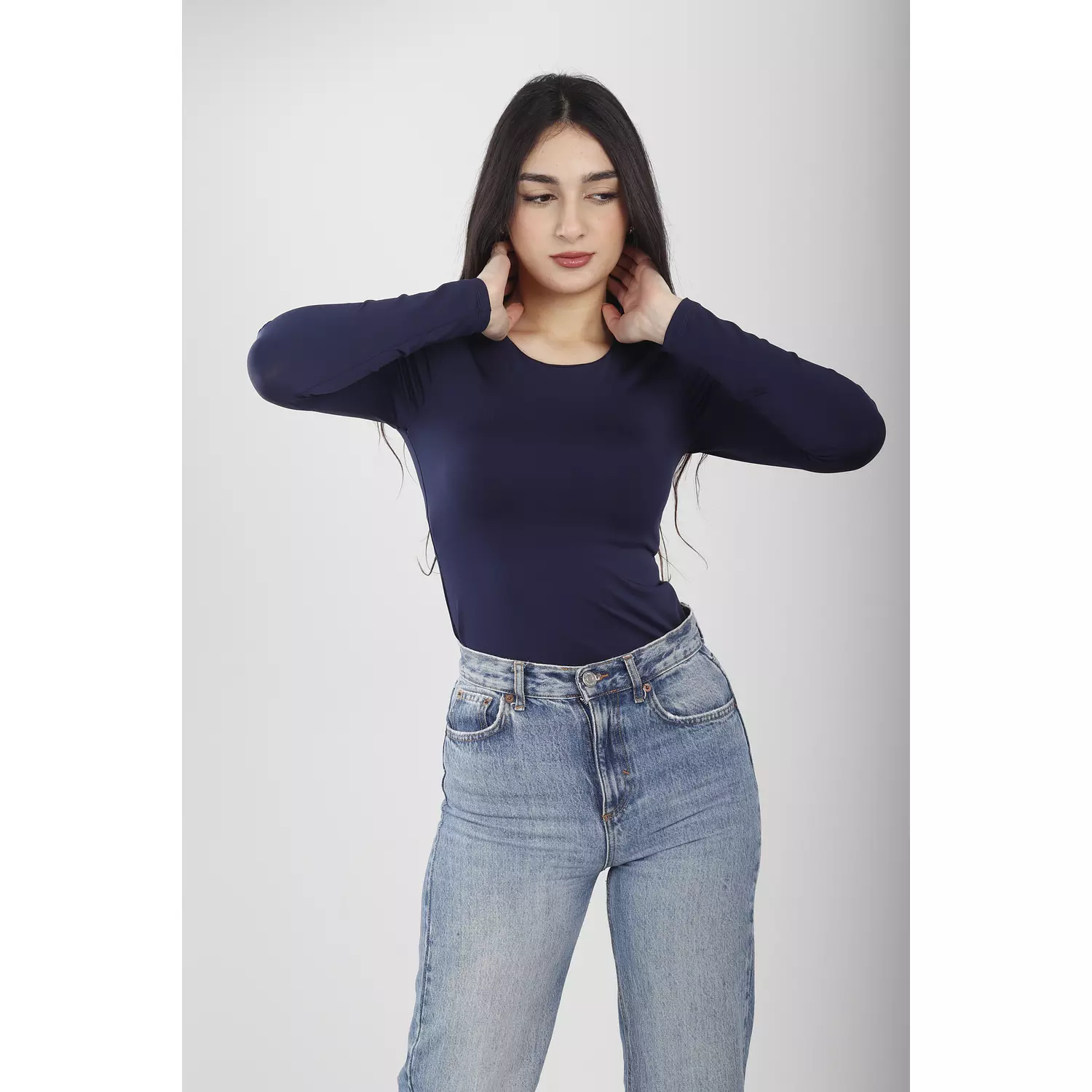 NEW-long sleeve top double layered (70% cotton+30% polyester) 15