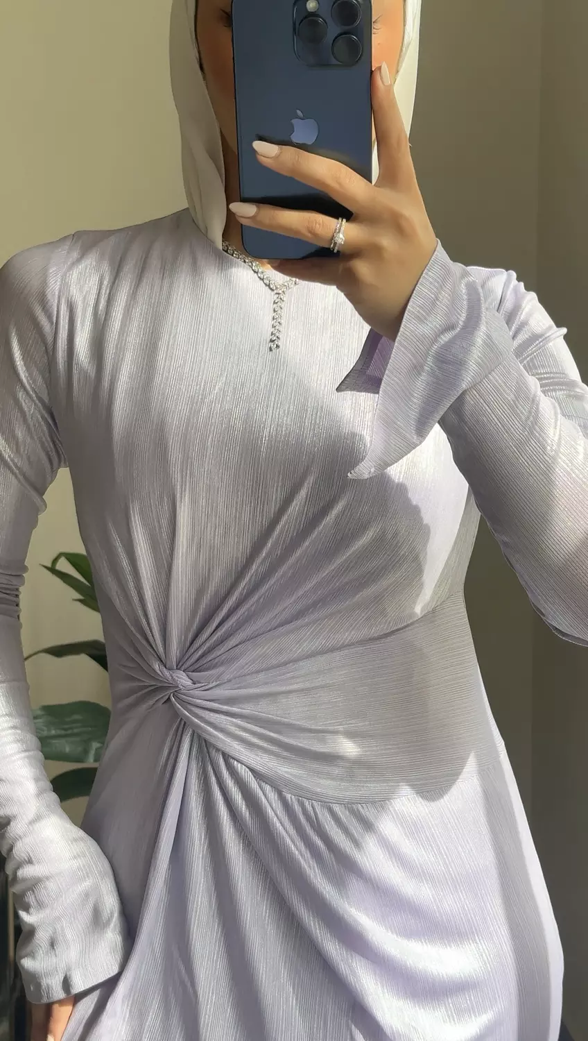 Flora dress in lavender  2