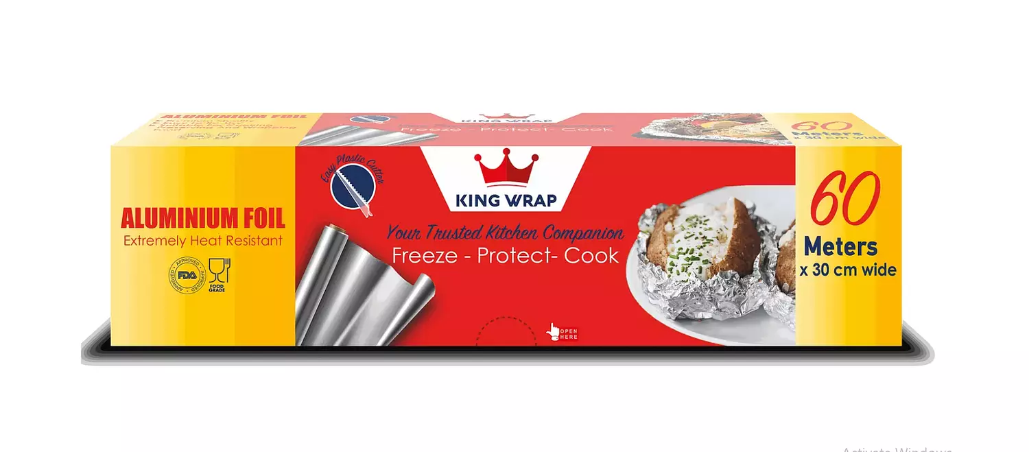 <p style="text-align: center"><span style="color: #000000ff"><strong>King Wrap - Aluminium Foil-60m</strong></span></p>