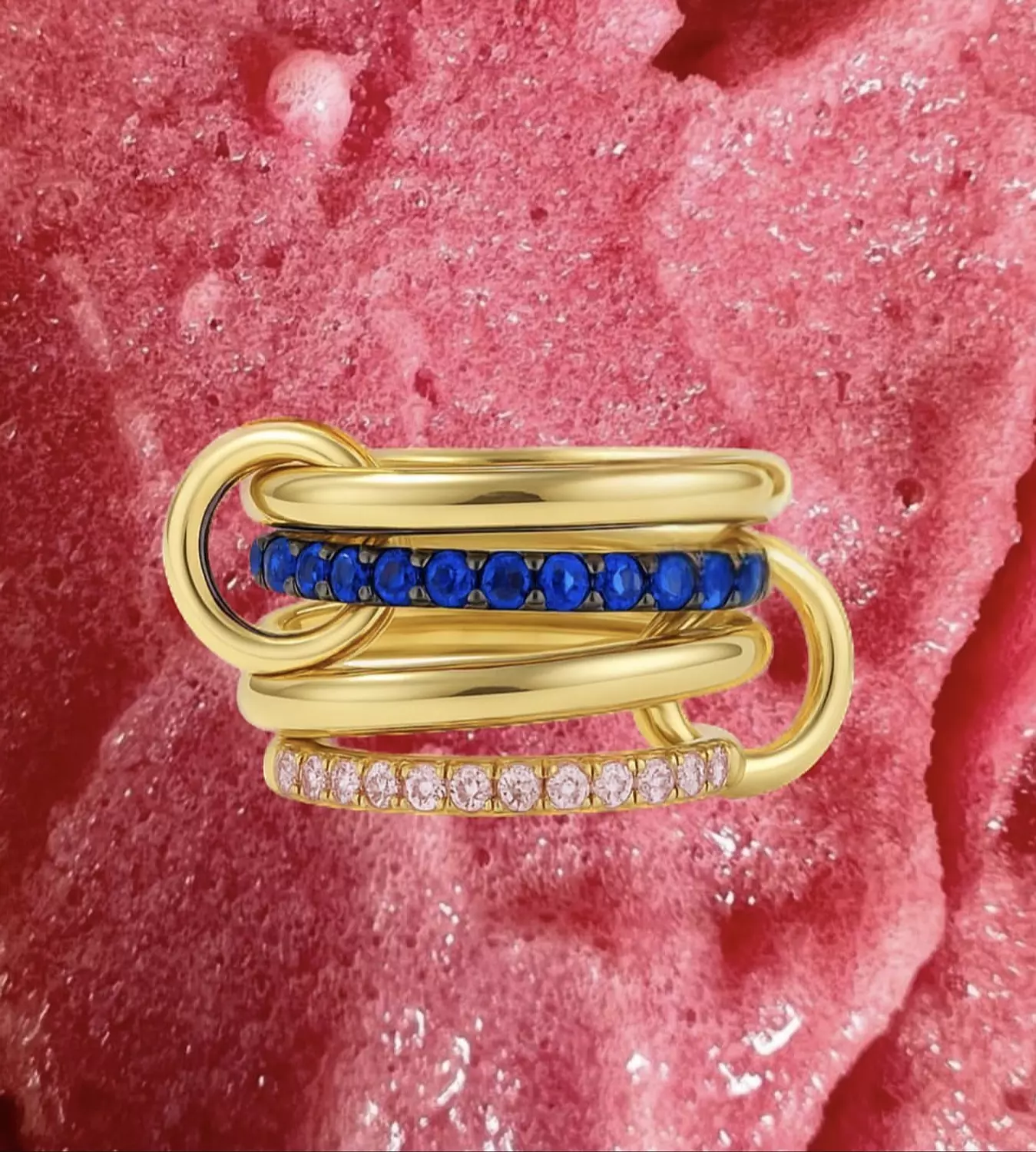 Blueberry x Grapefruit Orbita ring  image