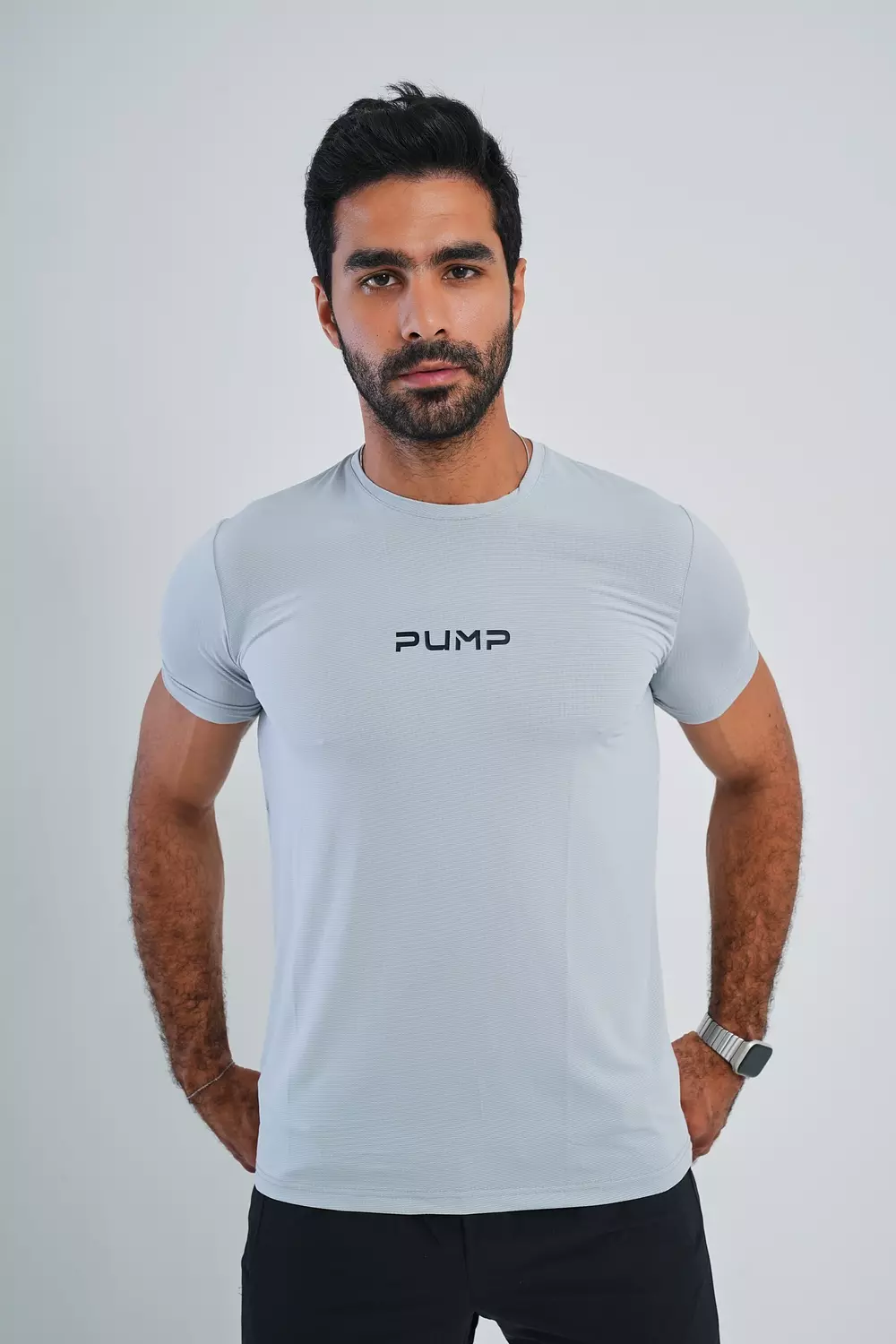 PUMP ENERGY FITTED TEES-GRAY image