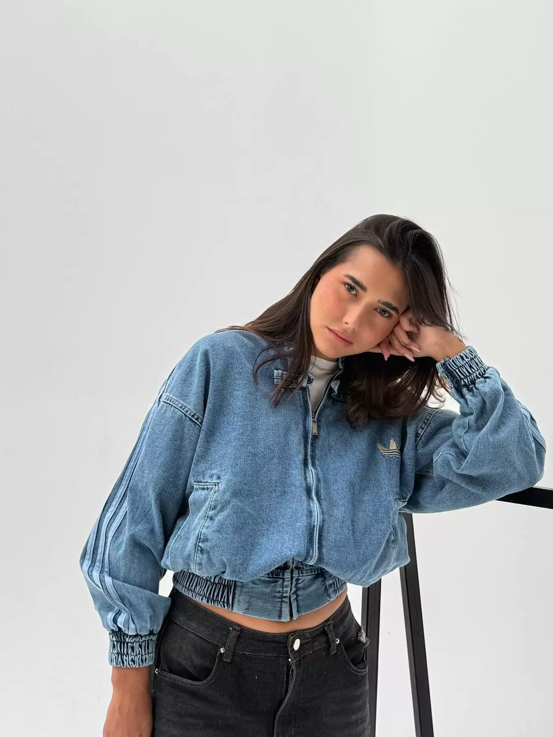 Three Lines Denim Jacket  6