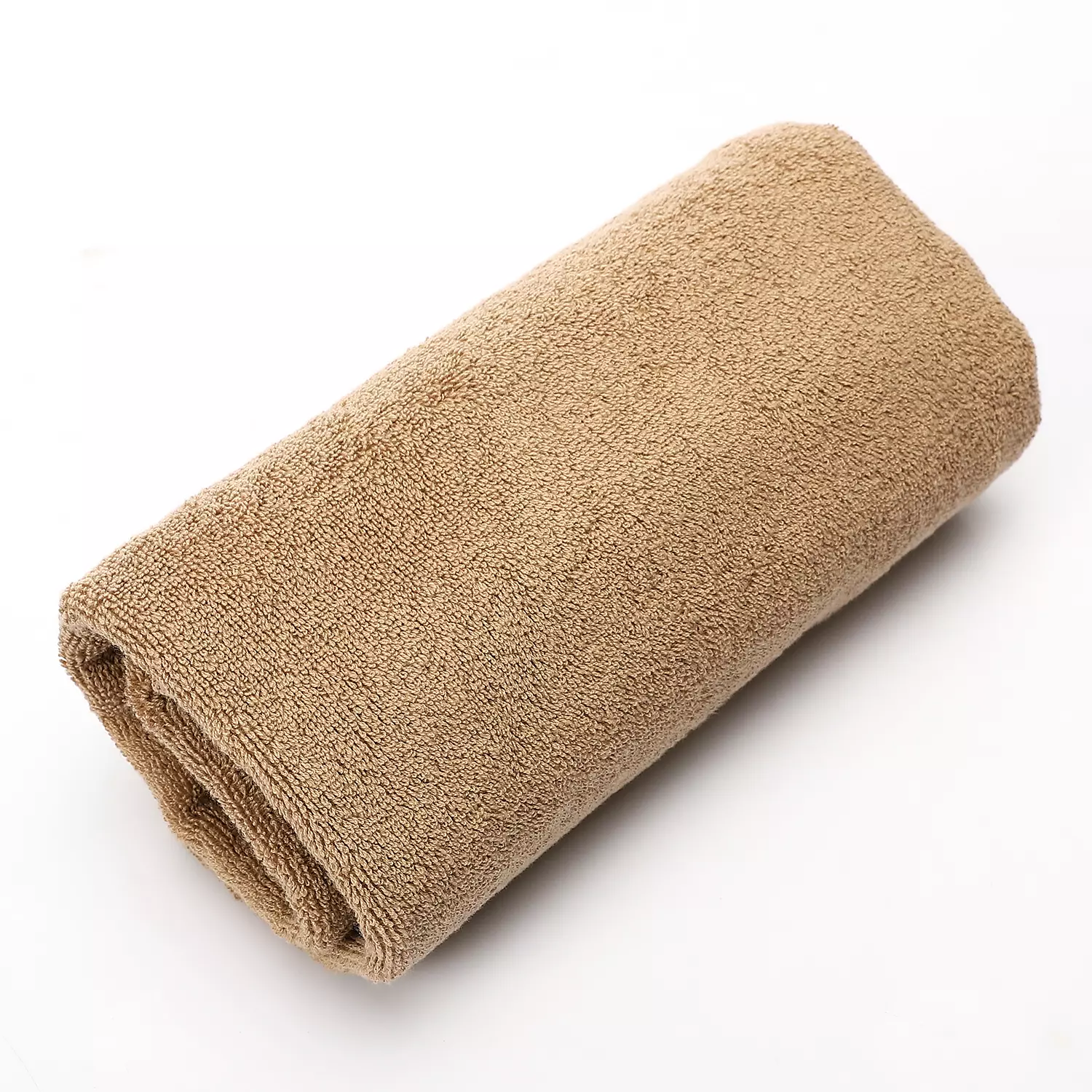 Shorto Towel Plain Made From 100% Cotton - 2627 - Dark Beige hover image