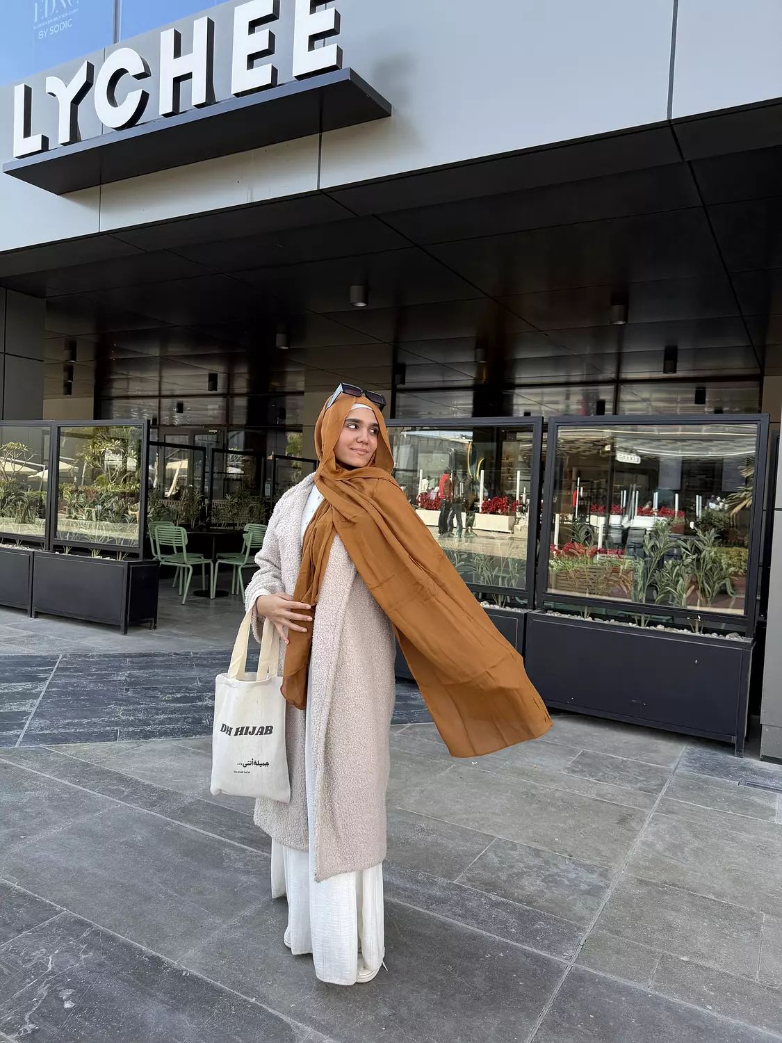 Modal Camel hijab  2