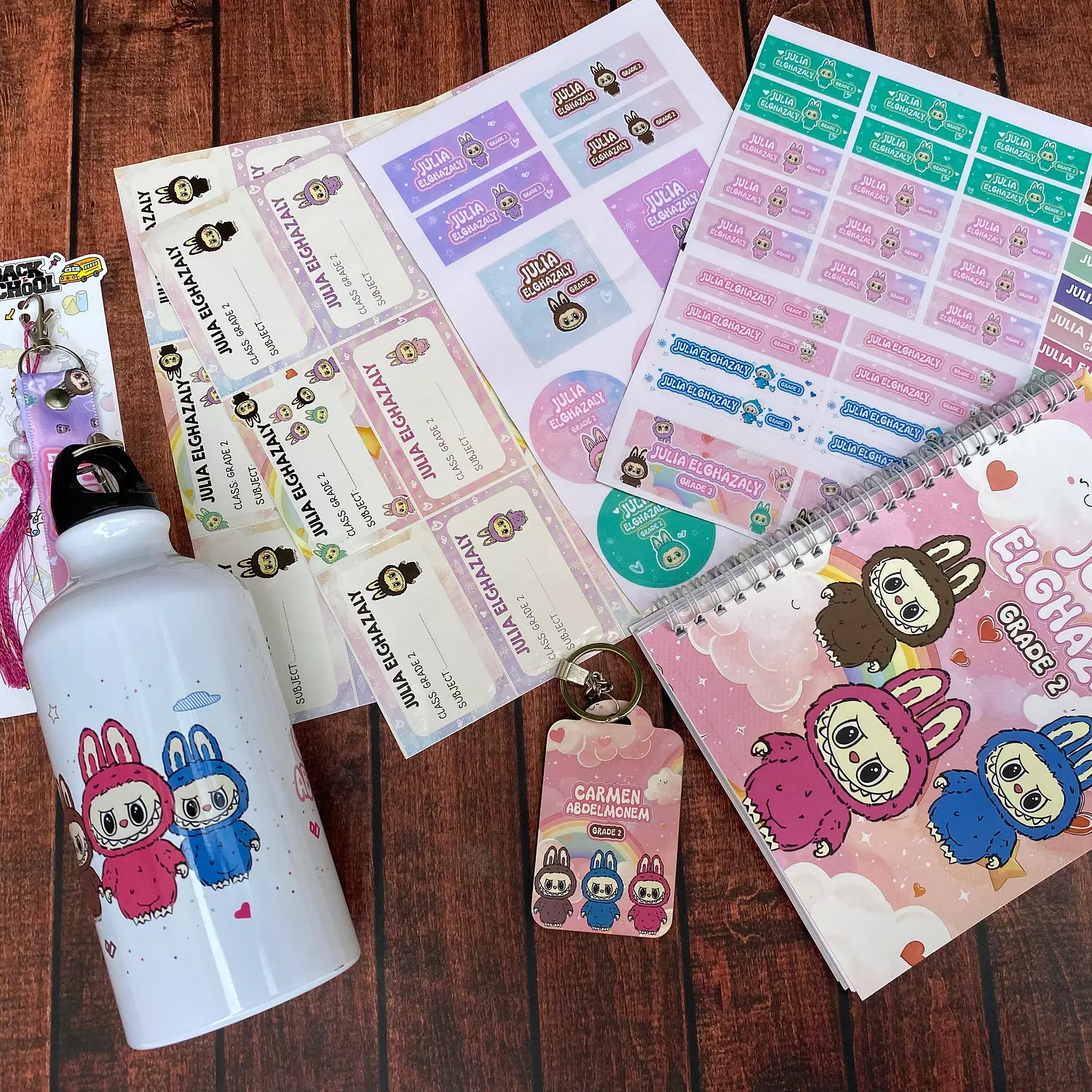 Labubu School Labels  2