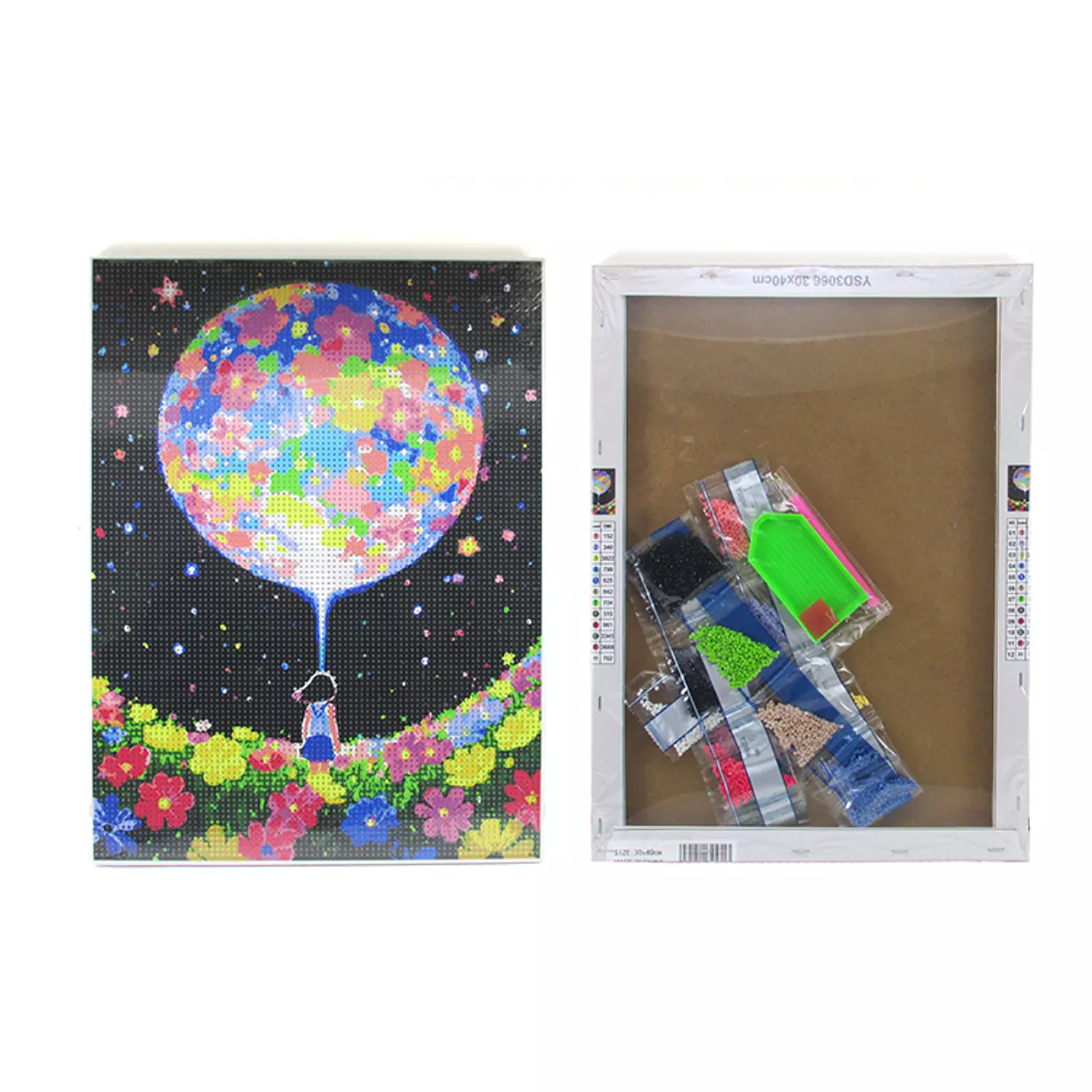 Diamond painting frame with tools 30*40cm 1