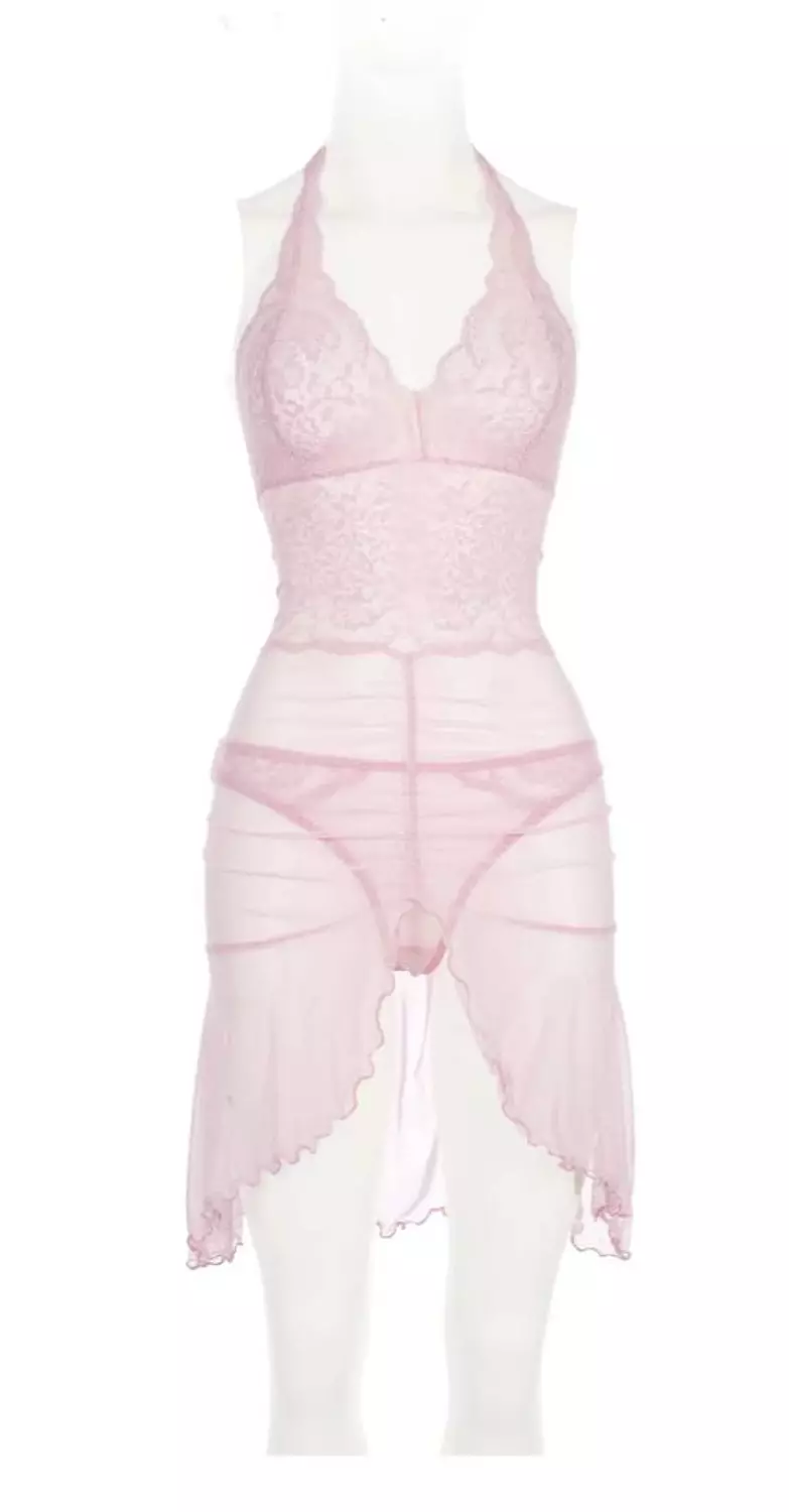 Sexyy toll baby doll with elegant Lace image