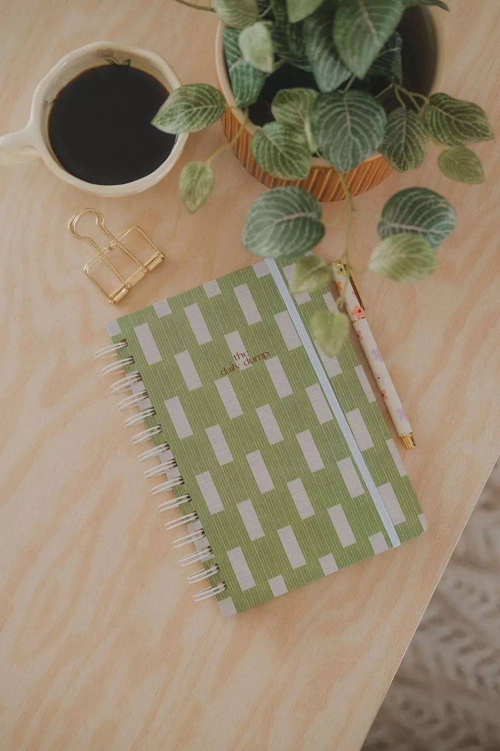 Green and Grounded Lined Notebook — Spiral  image