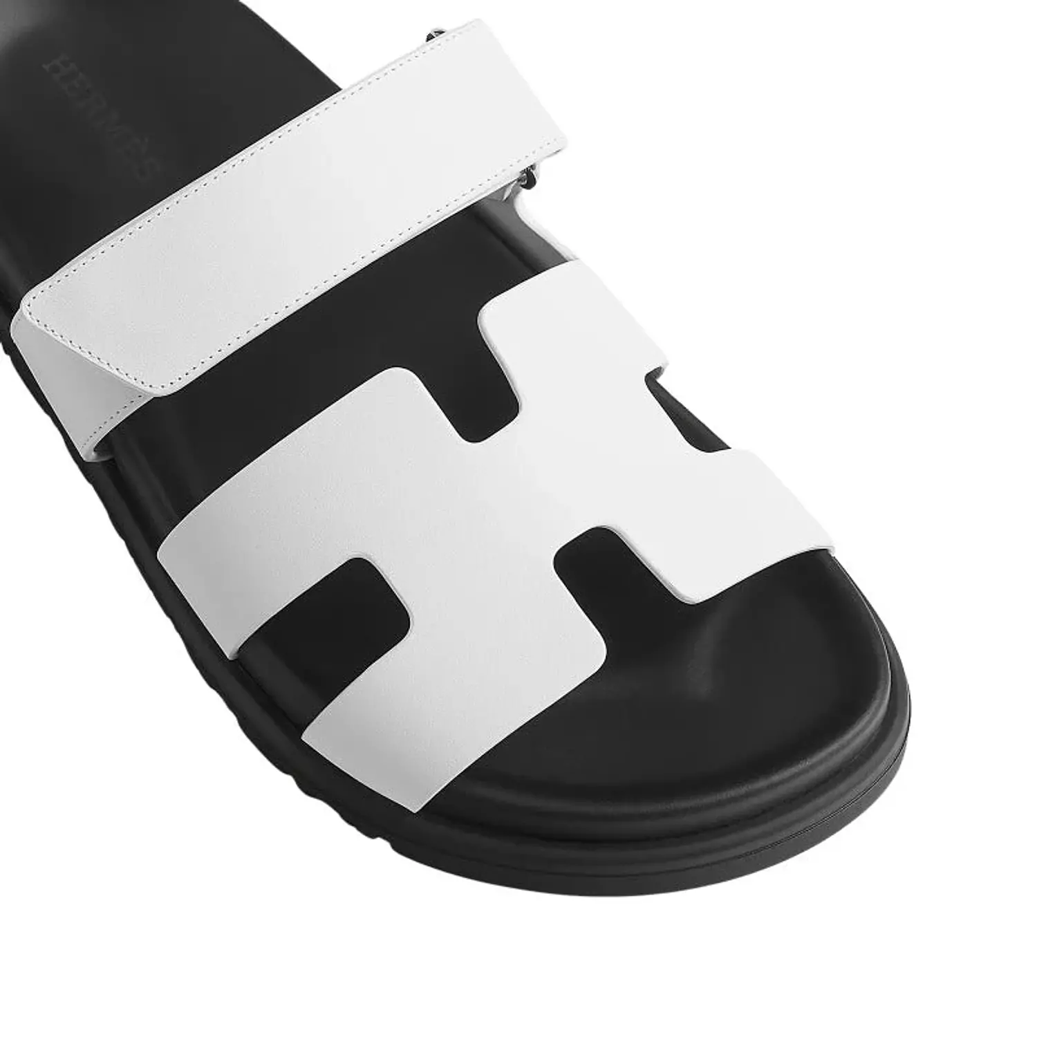 Hermes Chypre Sandals – White Palladium Hardware 3