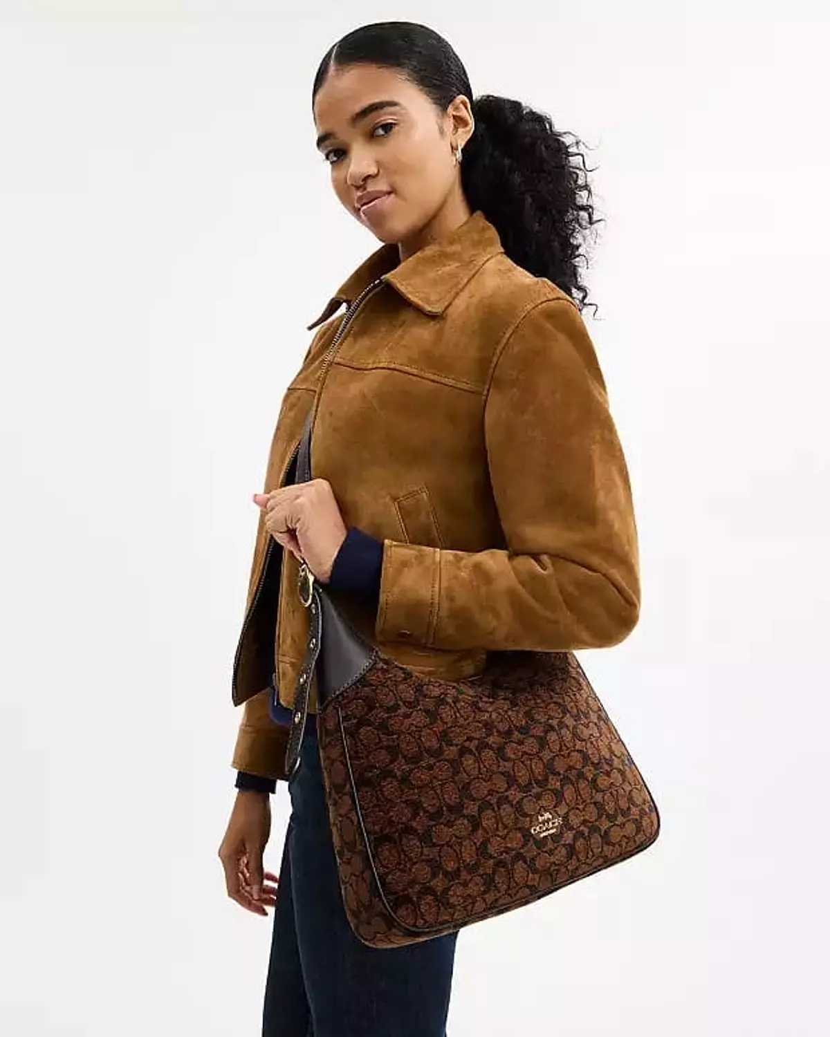 Coach Ella shoulder bag in truffle 7