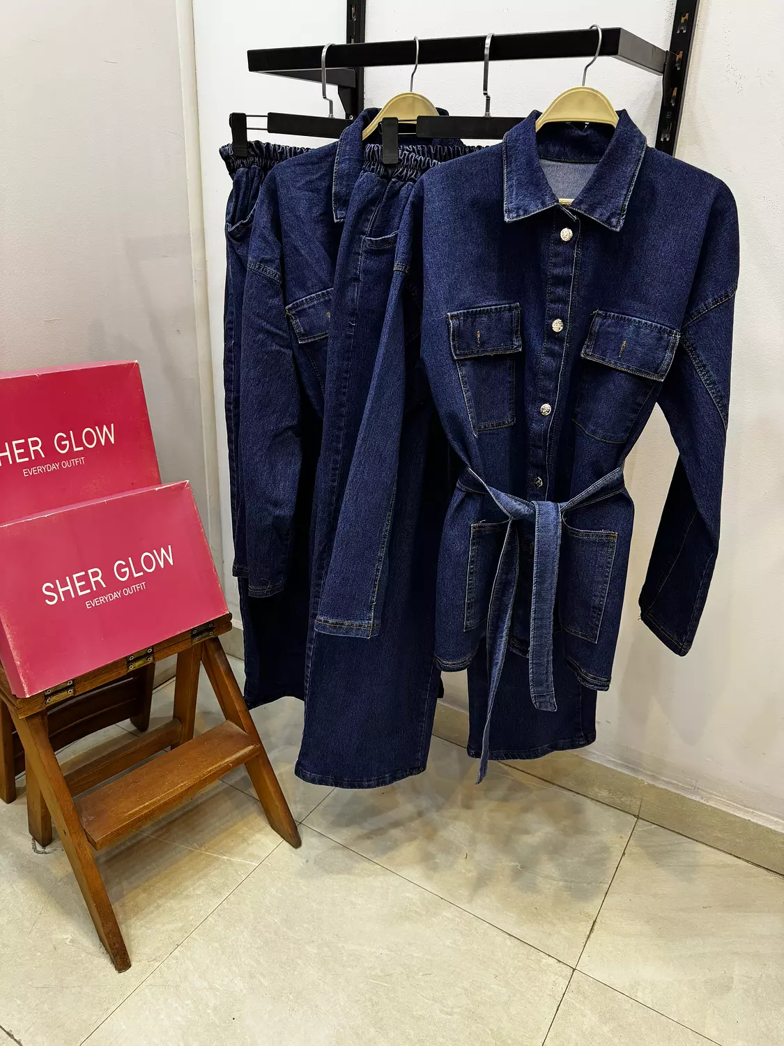 Denim set 4