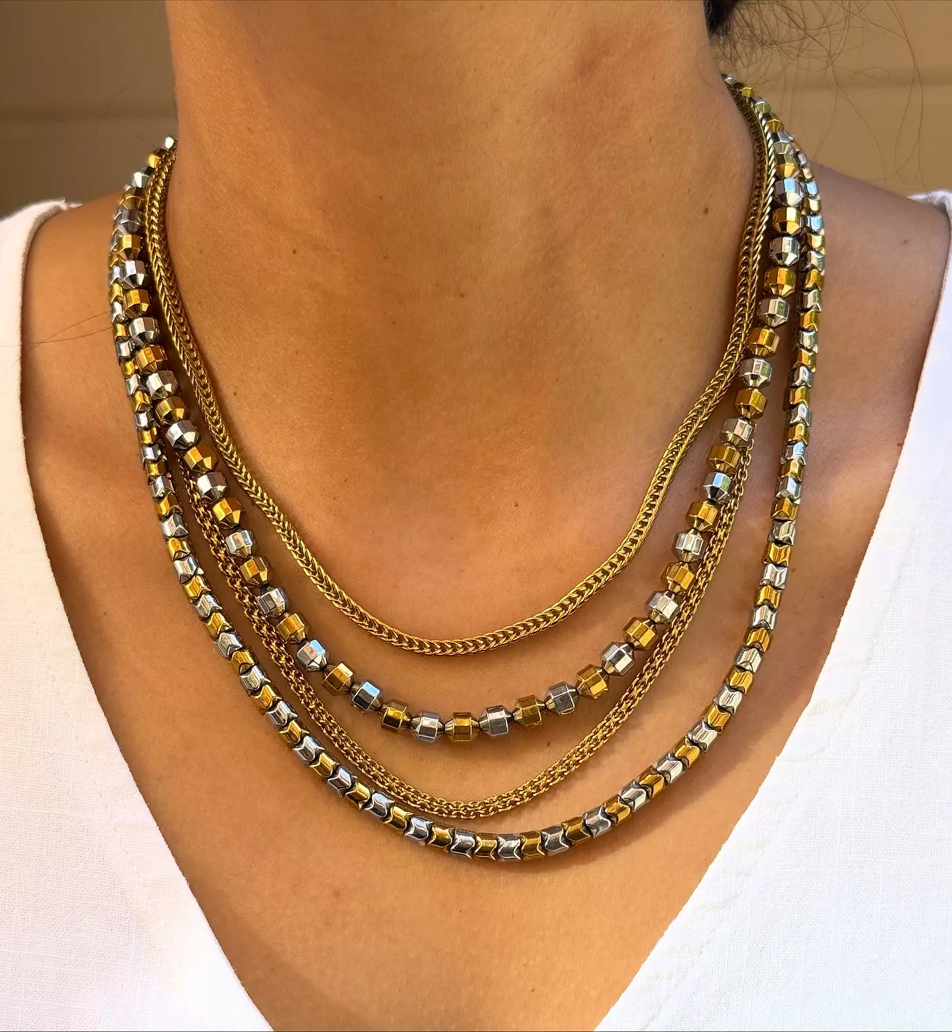 SilverXGold Hematites 4