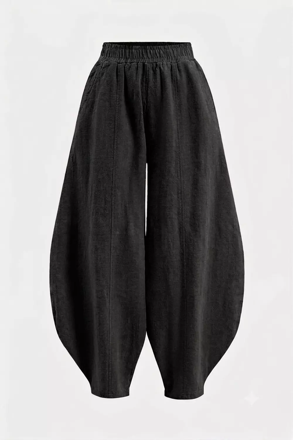 Balloon-Fit Linen Pants 1