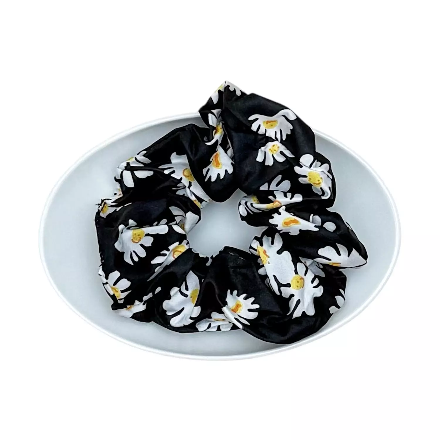 1 Pc Black Scrunchies 1