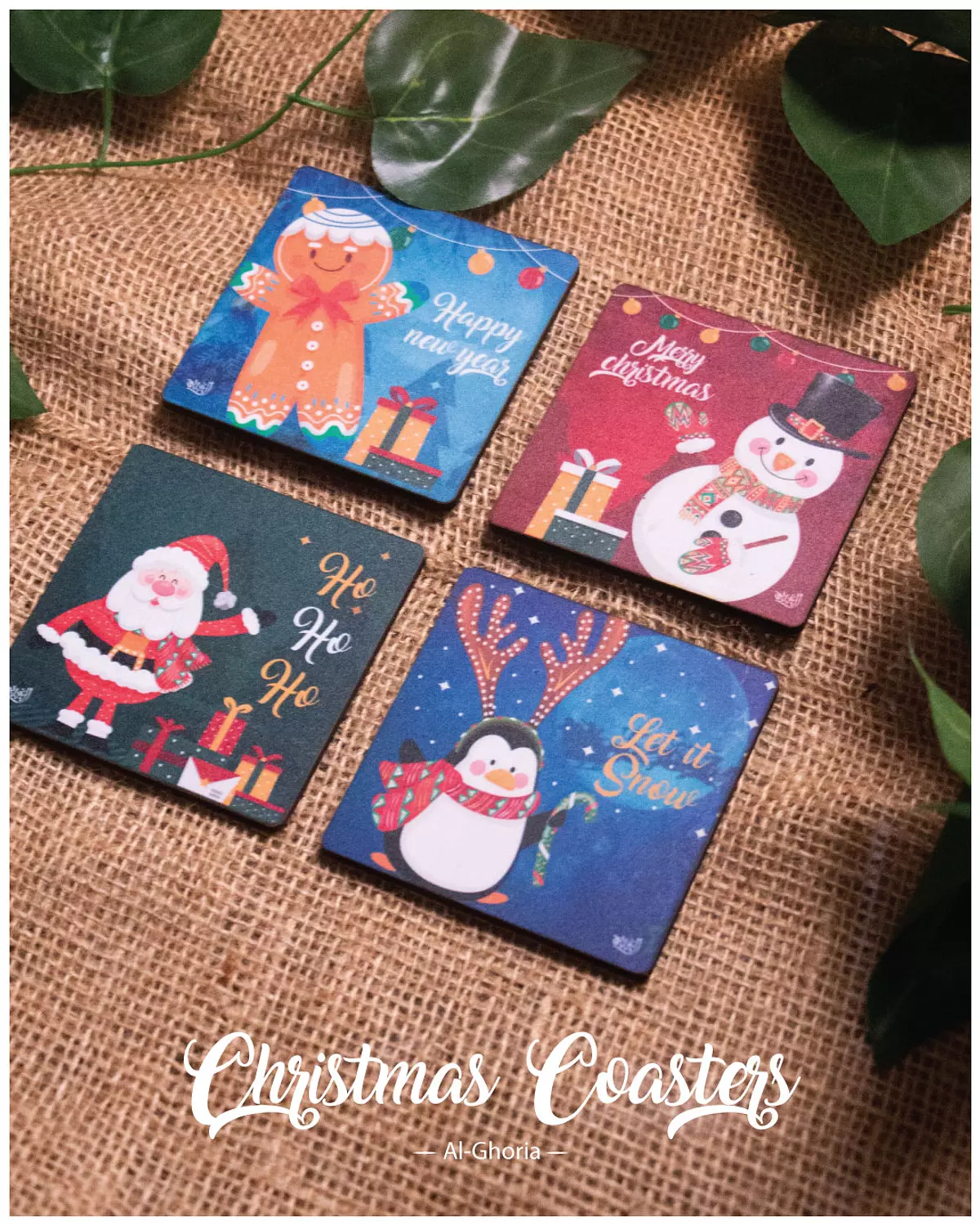 Christmas Charm Coasters image
