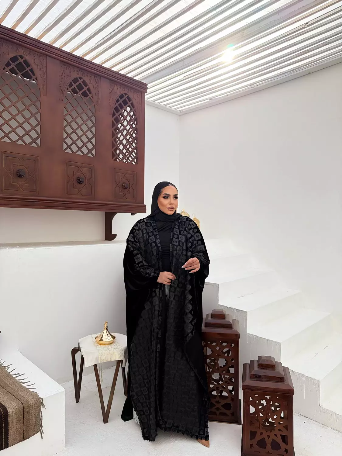 Sultanah - The Velvet Lattice Bisht 3