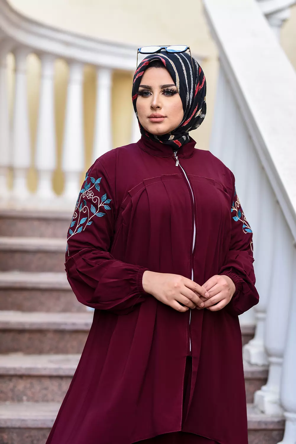 ادناء قطعتين بلوزة و جيبه (code 3104) hover image