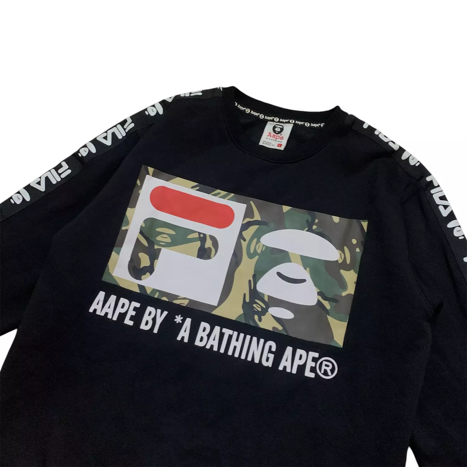 Aape x fila crewneck 1