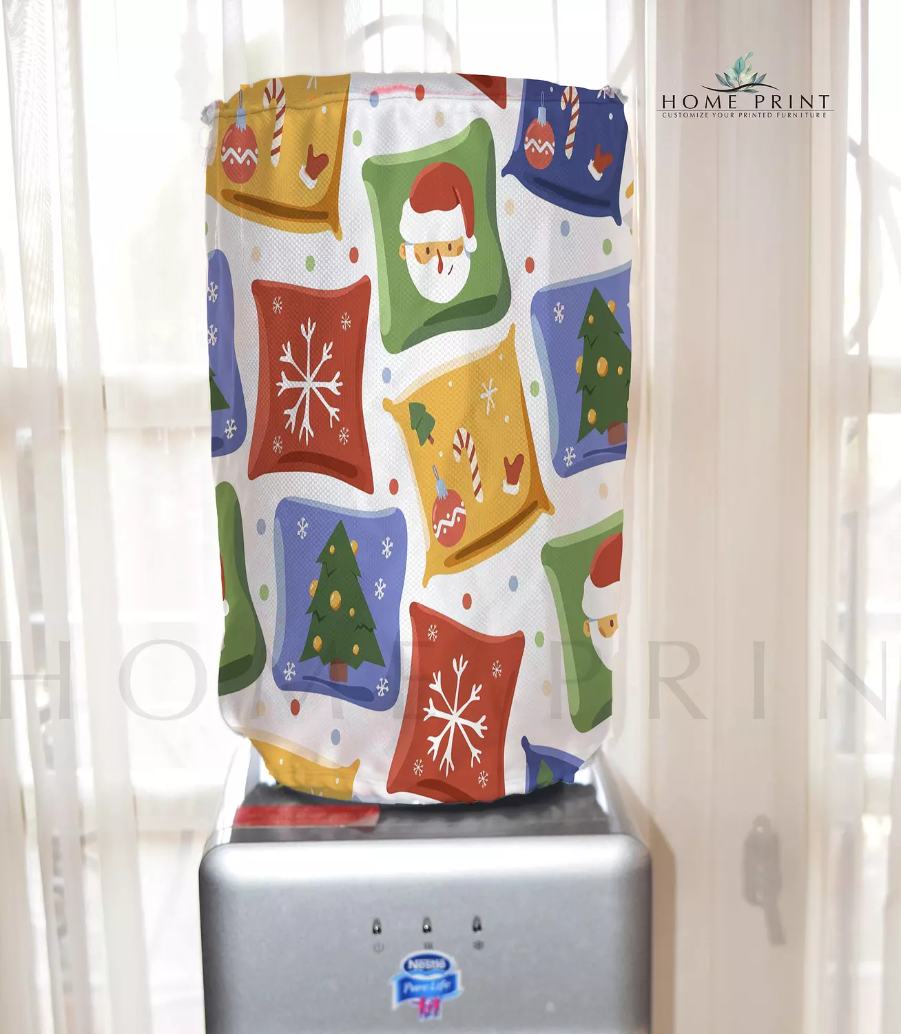 Water bottle cover - Multi Colors Shapes 