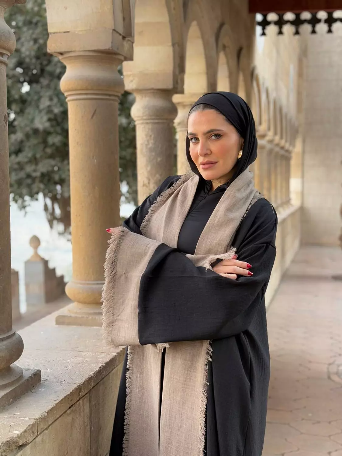 Basic Black Kaftan  7