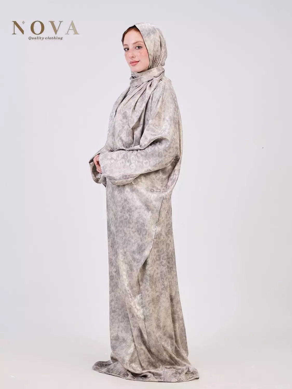 Greige Printed Jacquard  1