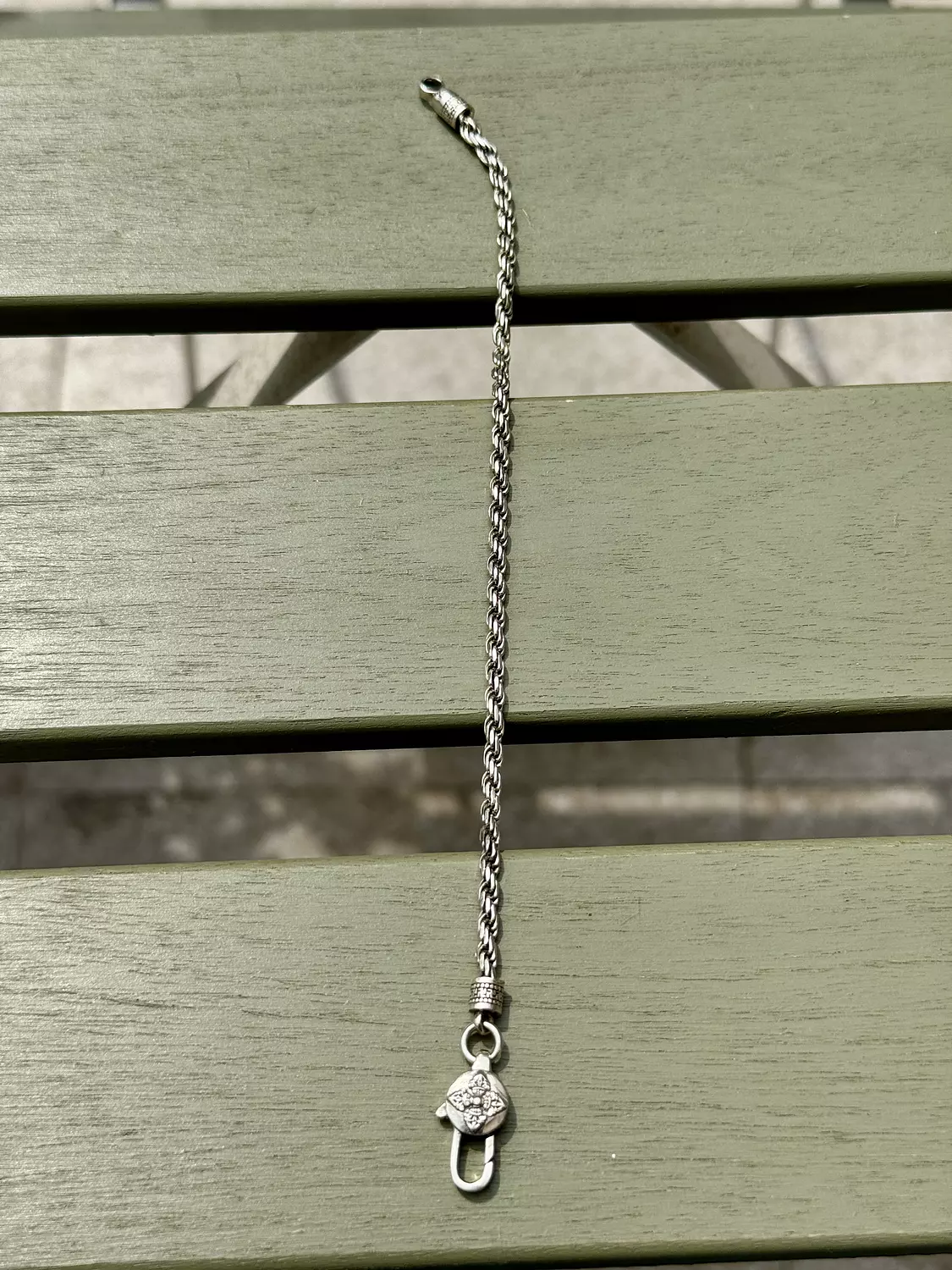 Silver Rope Bracelet  2