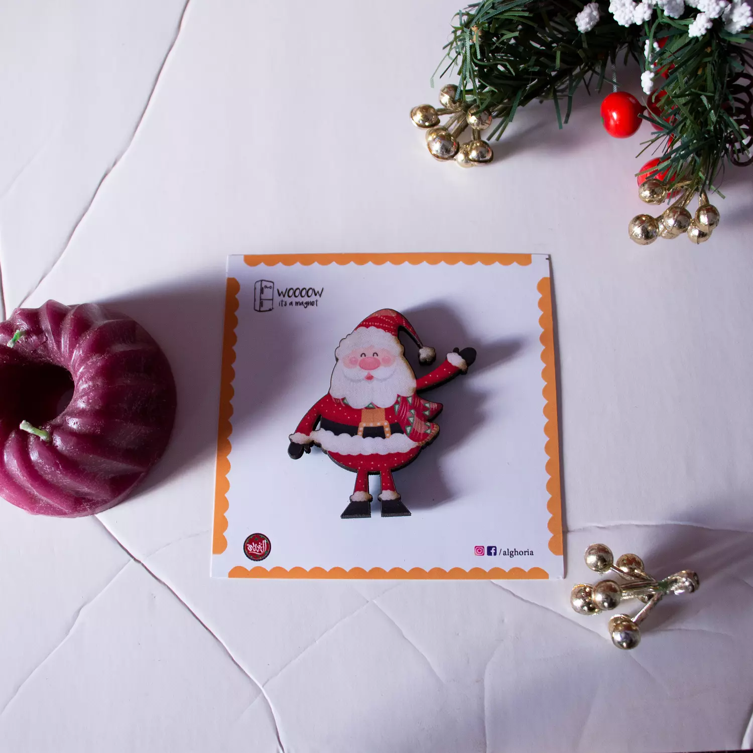 Chrsitmas Vibes Fridge Magnet 6