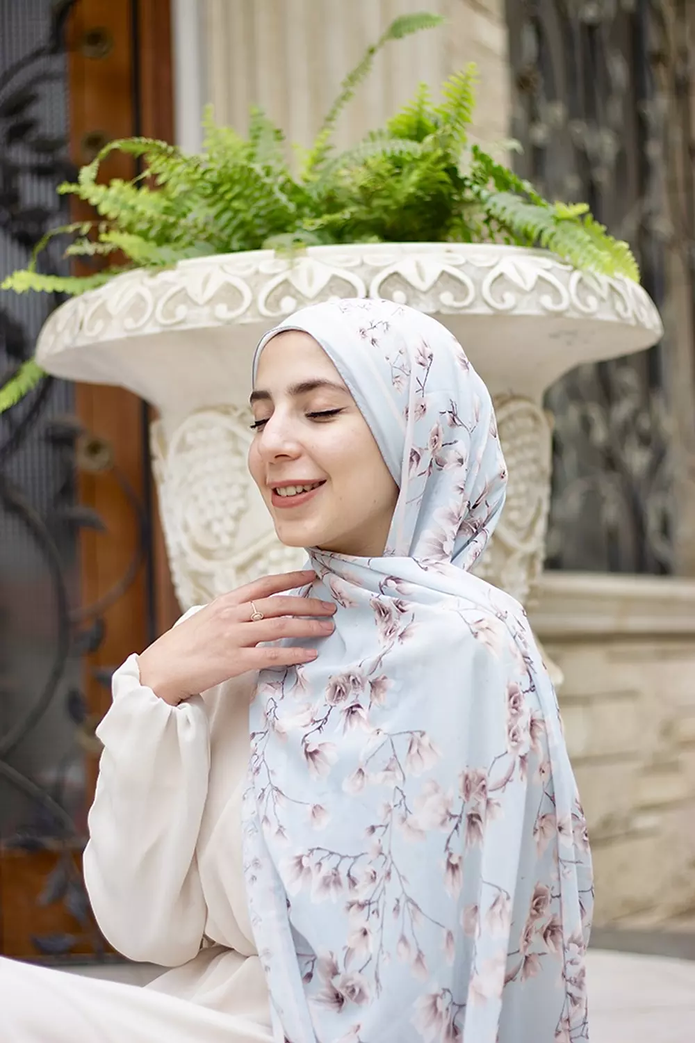 Serene in chiffon hover image